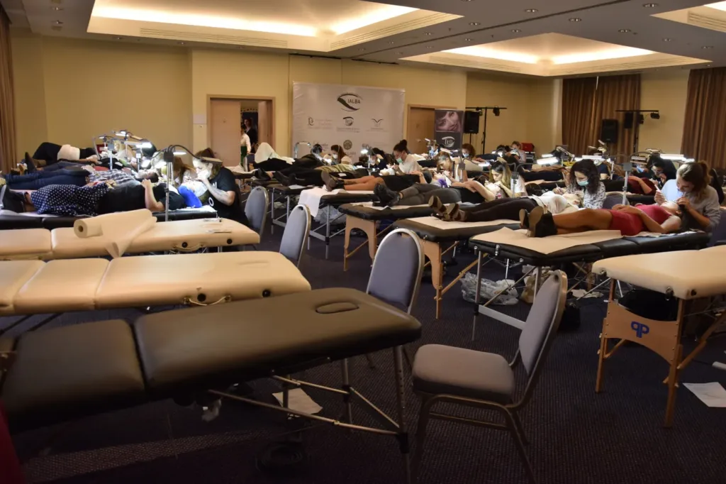 The hall of the first IALBA championship, Rome 2015